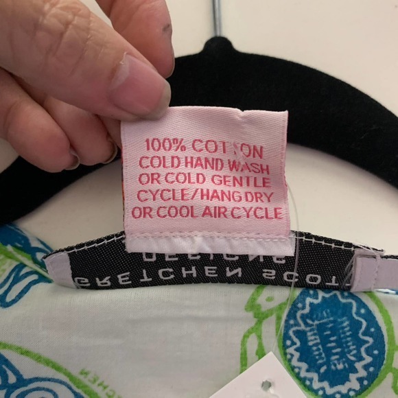 GRETCHEN‎ SCOTT Blue & Green Turtle Print Cotton Tunic Dress - NWT - Picture 12 of 13